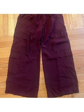 Madewell Plum Elastic Waist Trousers
